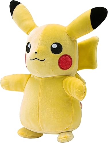 Miniatura 2 de Pokémon Pikachu Select - Peluche de terciopelo Pikachu de 8 pulgadas con tela de terciopelo única y detalles auténticos
