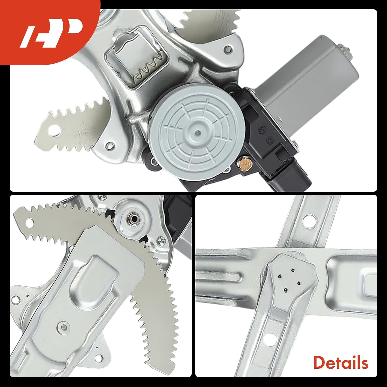 A-Premium Front Driver Side Power Window Regulator with Motor (6-Pin)