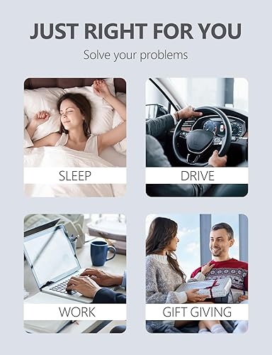 Miniatura 7 de Almohada de apoyo lumbar y almohada cervical, almohadas cervicales ergonómicas de espuma viscoelástica para aliviar el dolor de cuello bajo,