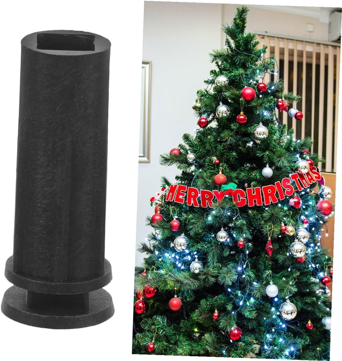 Luxshiny 10pcs Folding Artificial Christmas Tree Base Compact Mini Tree Stand for Tabletop Holiday Decorations Space-Saving Detachable Xmas Support Replacement Holder