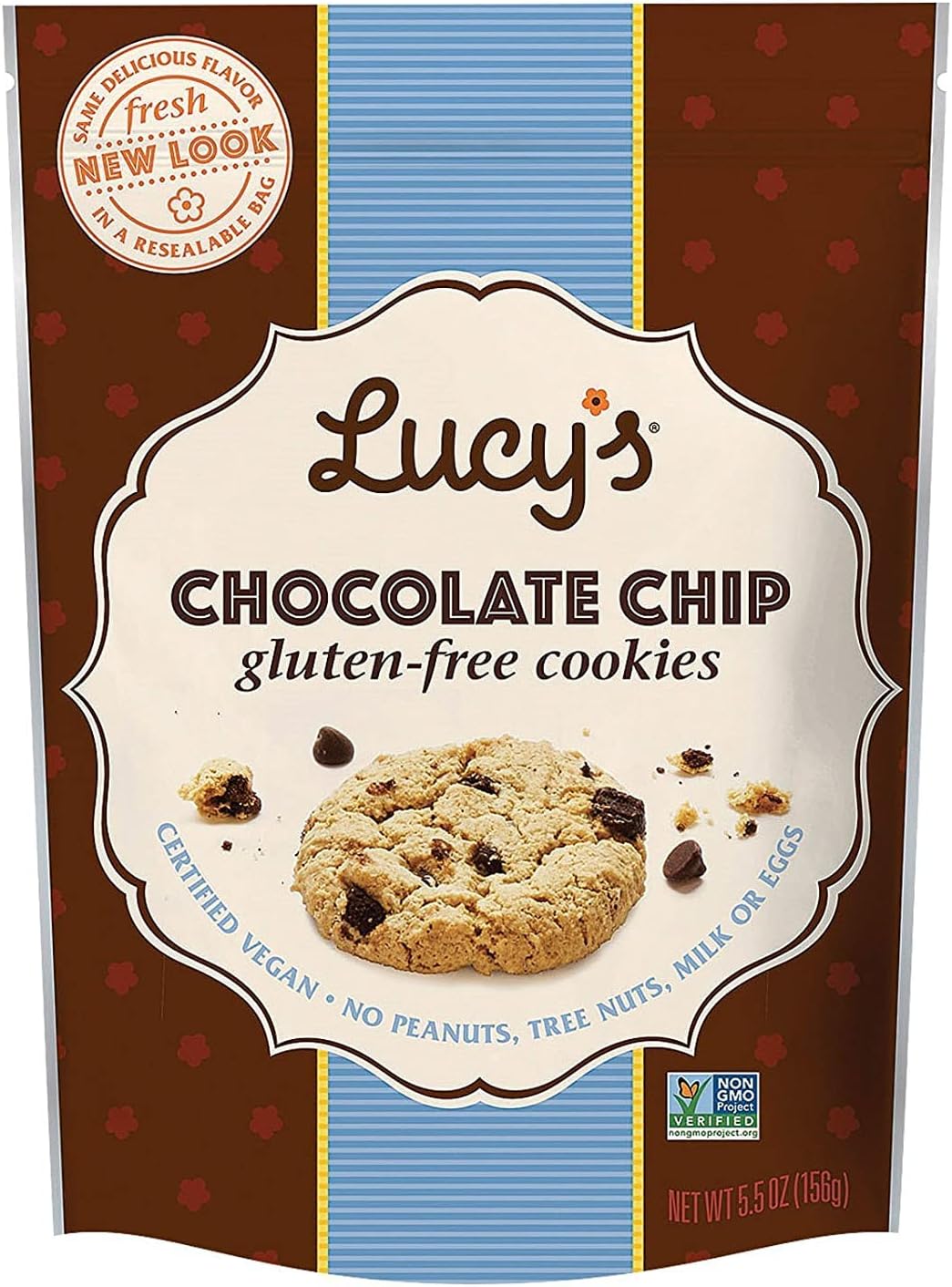 Lucy Cookies Chocolate Chip Cookies Gluten Free 8x 5.5 Oz