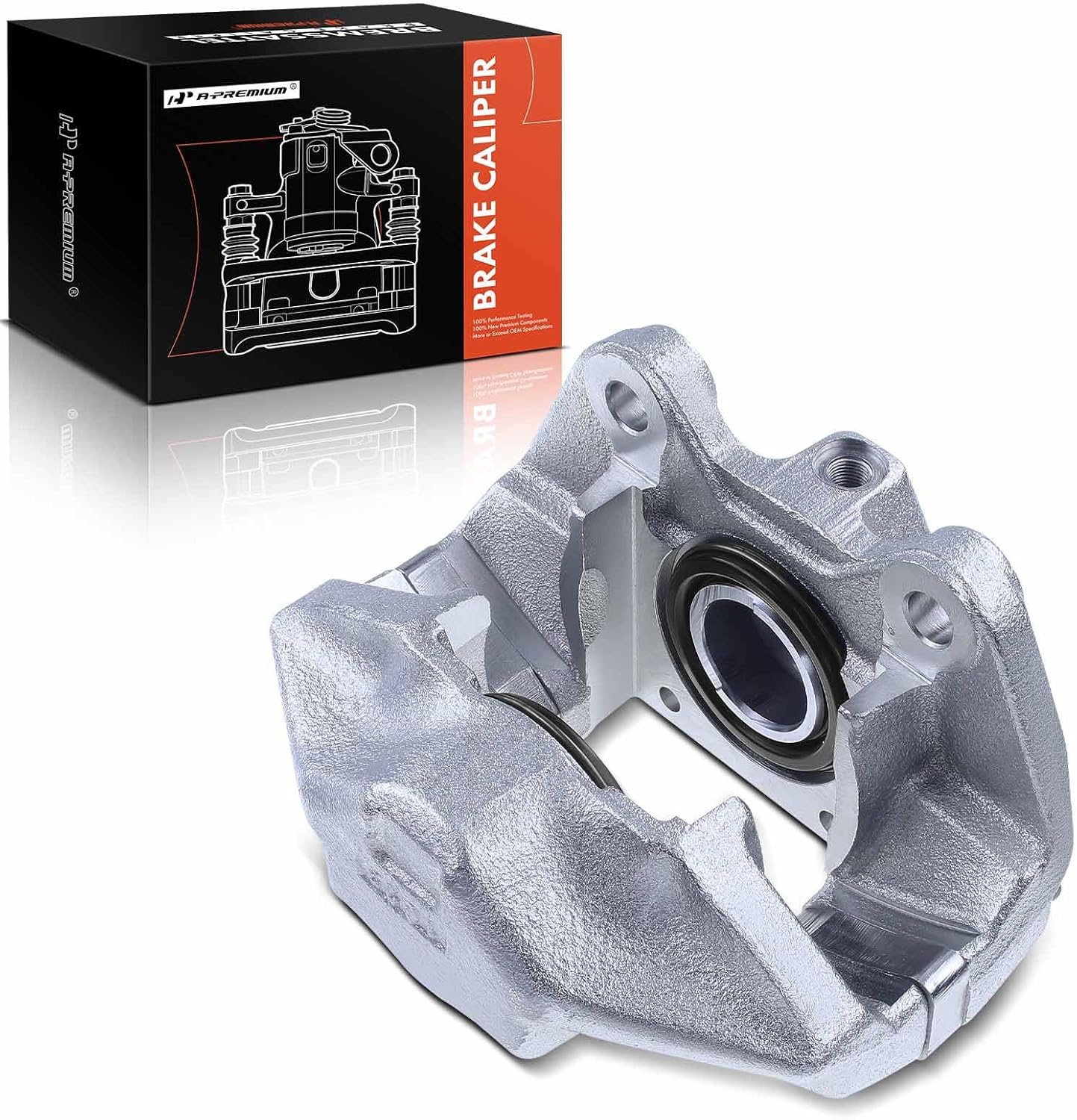 A-Premium Disc Brake Caliper Assembly Compatible with Select Porsche Models - 911 1984 1985 1986 1987 1988 1989 3.2L - Front Right Passenger Side