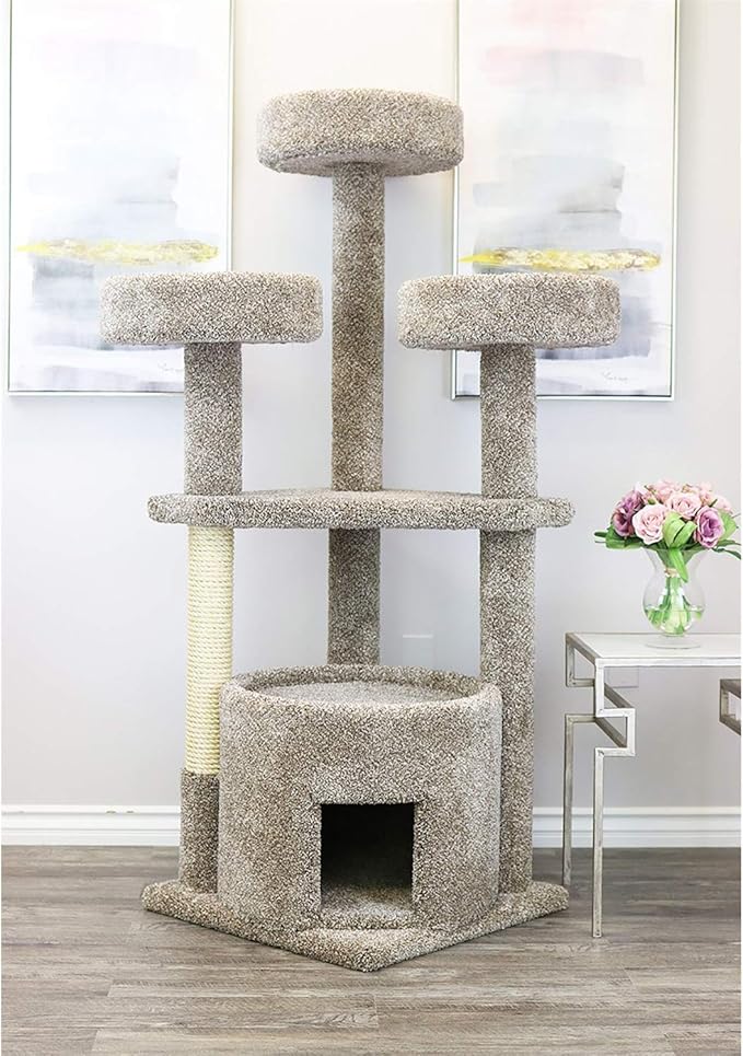 Prestige Cat Trees 130014Neutral Main Coon Cat House Cat