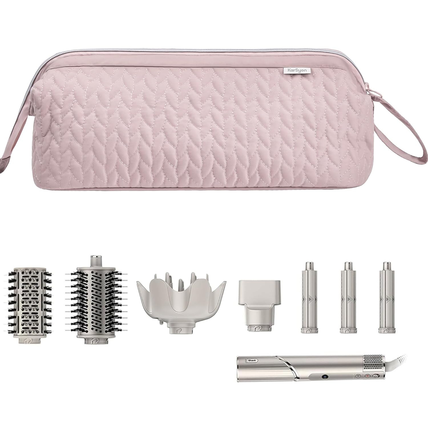 Shark Flex Style Case for Dyson Airwrap Hair Dryer Brush Revlon Hair Tools Travel Bag Carrying Case Flat