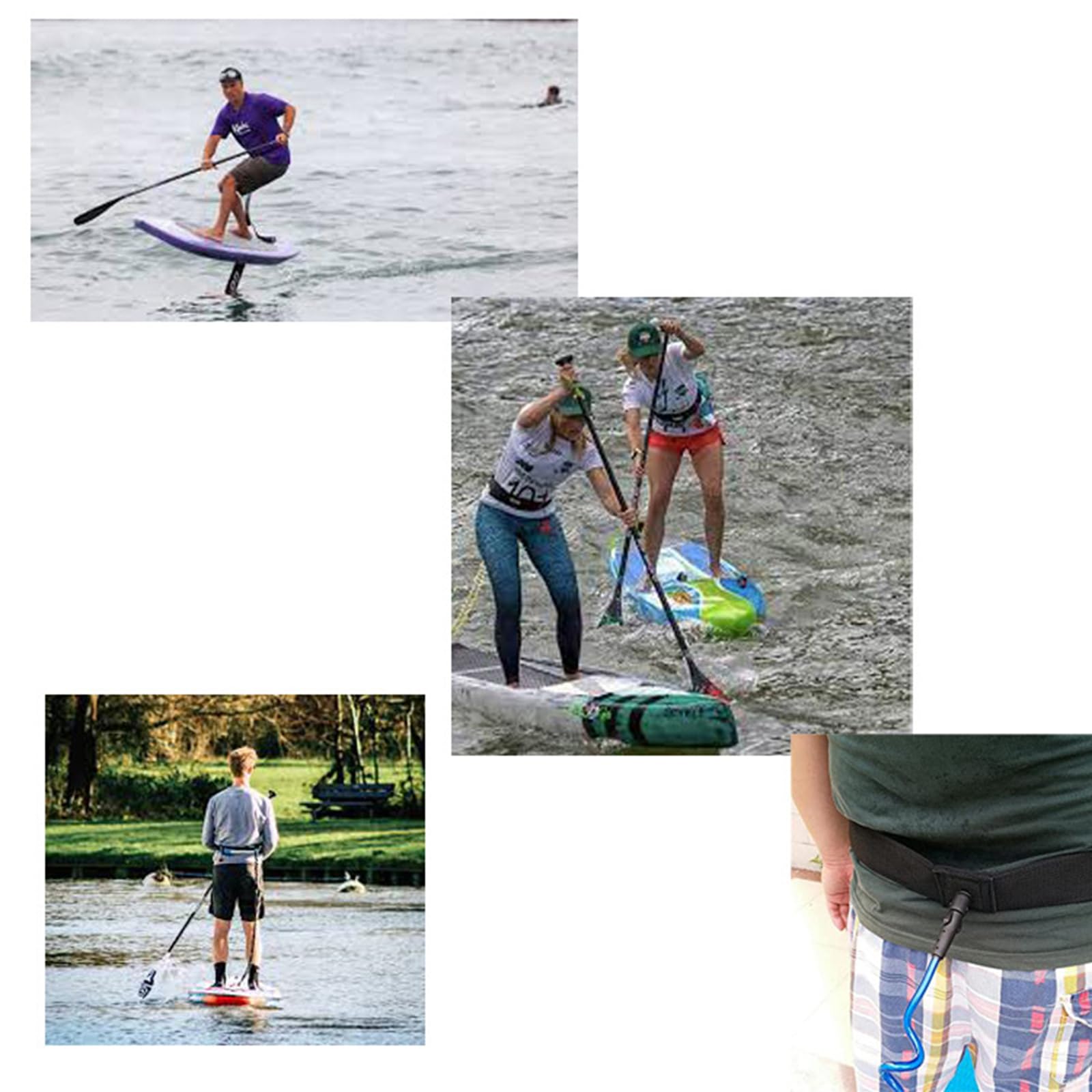 Surfboard Water Sport Surfboard Leash Surfs Waist Leash Hip Belt Surfing Chest Strap Quick Release Waist Rope Outdoor