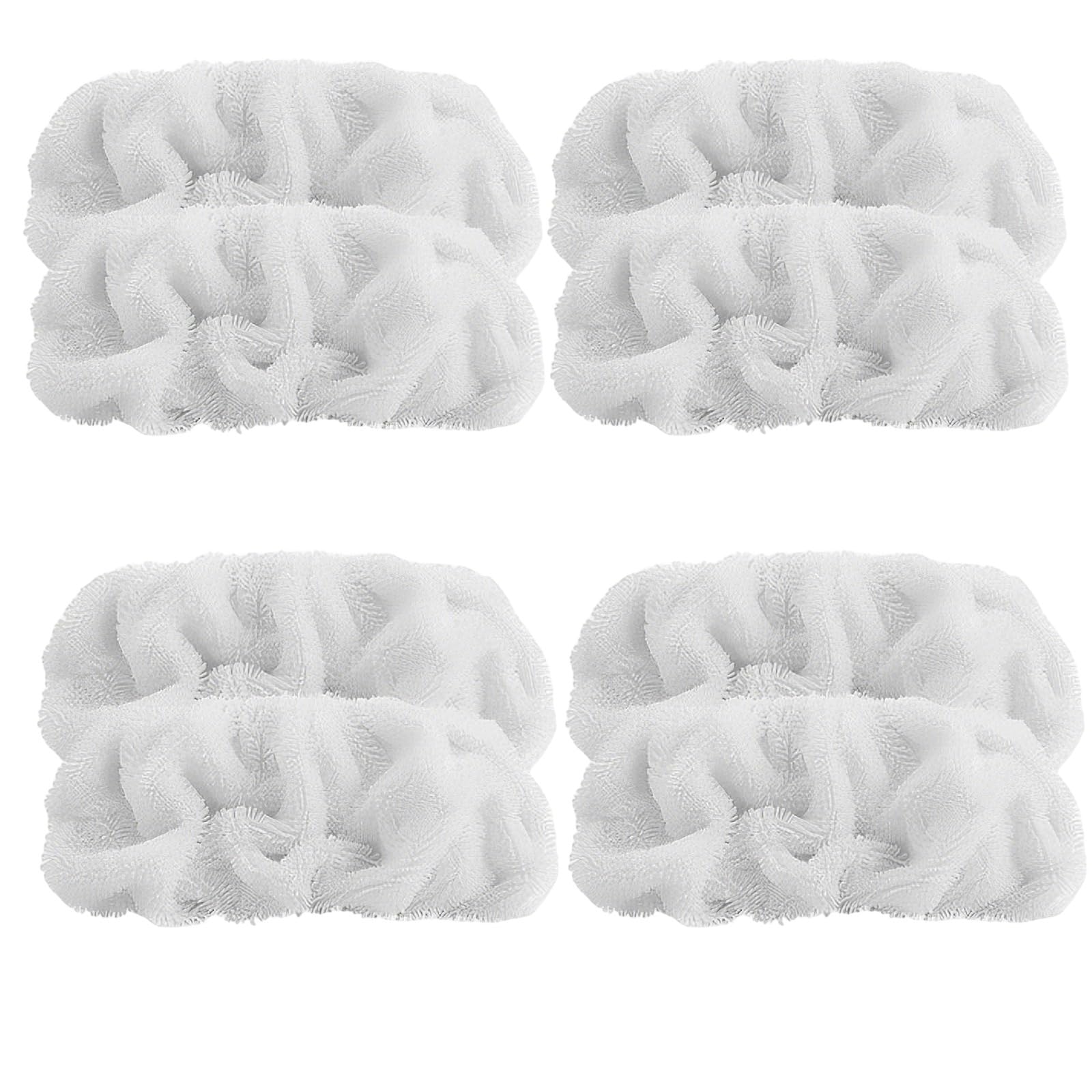 Tampon pour balai Swiffer blanc en polaire pour le nettoyage de la maison