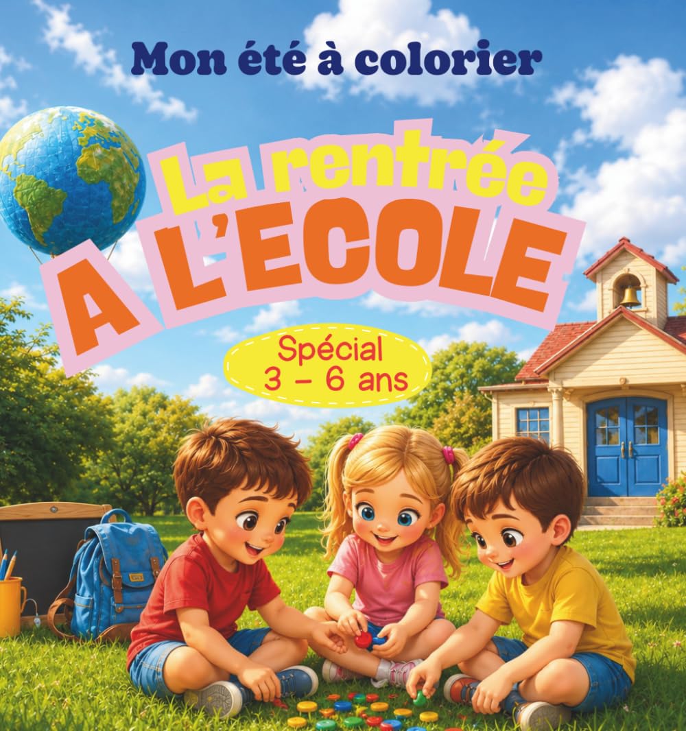 La rentrée à l'école: Mon été à colorier