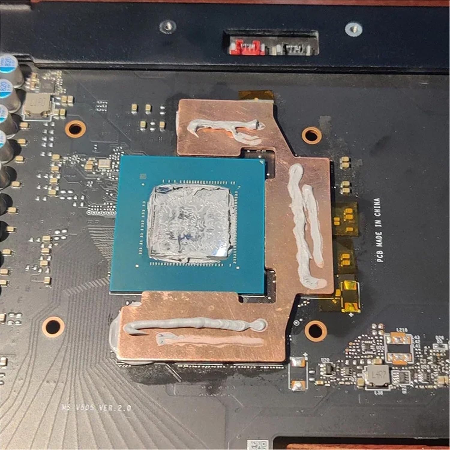 GPU VRAM Heatsink Copper Graphics Card Memory RTX 3060 3070 3080 3090/5600 5700 GPUs Cooler 15-40 Degree Replace Thermal Pad(TypeH,Thickness1.8mm)