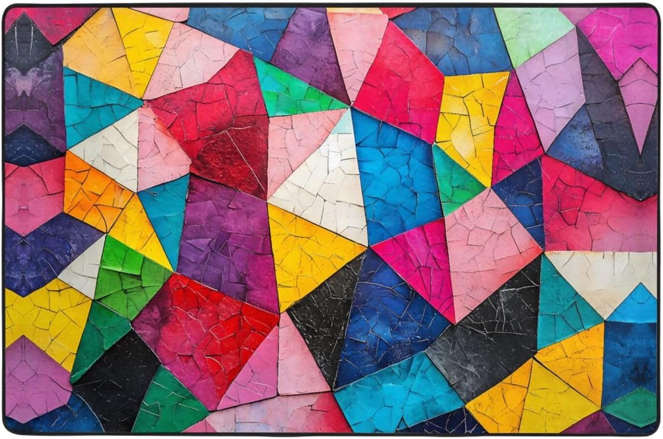 Mosaic Picture Anti-Slip Floor mat Carpet Rug 72"x48" for Living Room Office Coffee Table Bed Balcony