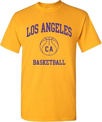 UGP Campus Apparel Classic Basketball Arch Basic Cotton T-Shirt