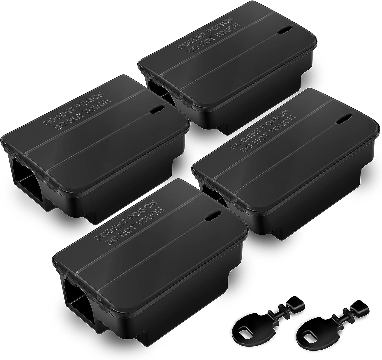 4X Ratten Kderbox I sicher fr Kind und Tier I effektive Kderboxen fr  Rattengift I Kderstation fr innen und auen I Rattenkderbox I Rattenbox  : Amazon.de: Garten