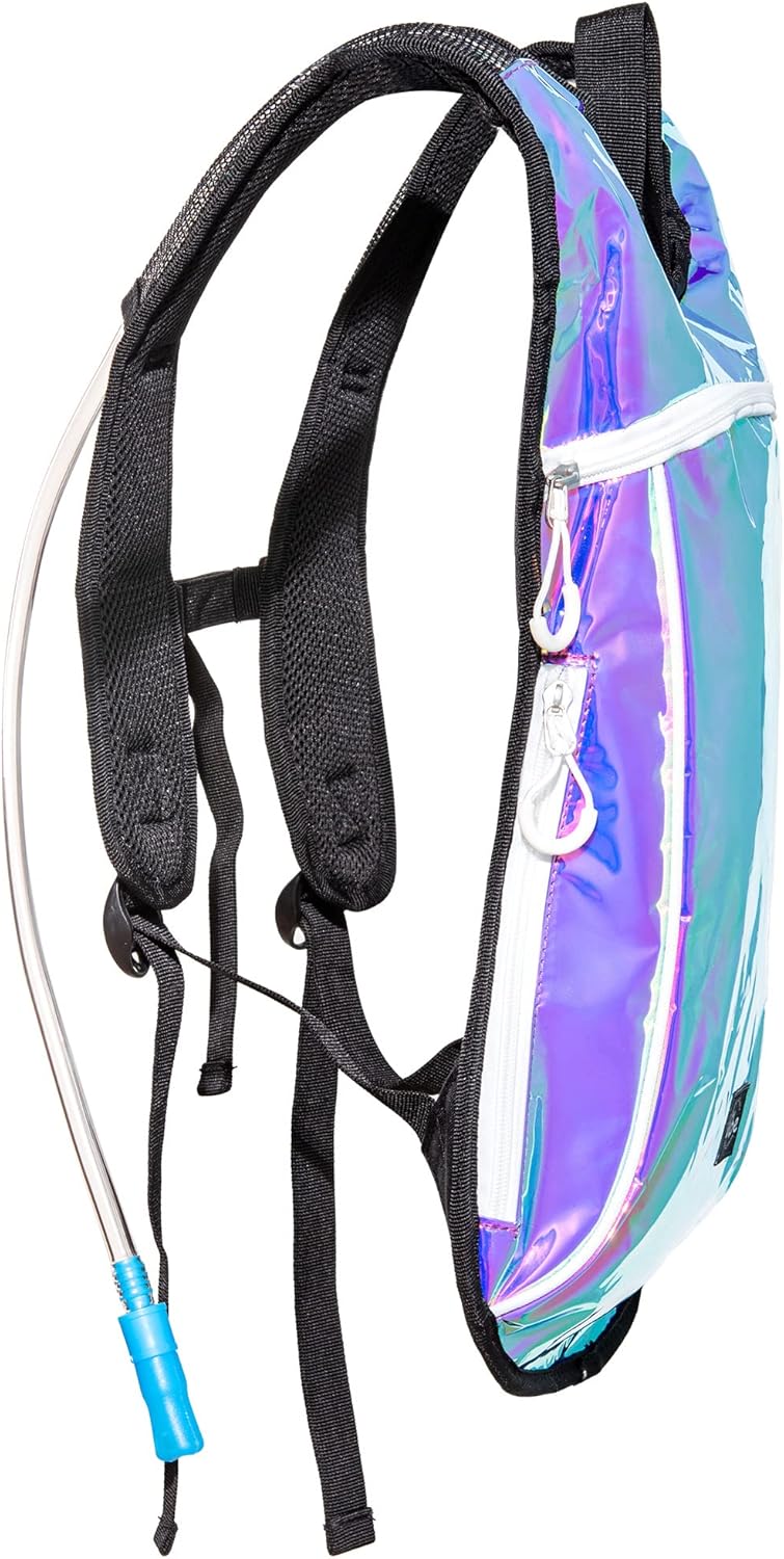 Vibe Festival Gear Hydration Pack Backpack with 2L Water Bladder for Women, Men, Teens, Kids - Hydropack Hydro Sports, Outdoor, Running, Camping, Hiking, Festivals, Raves - Image 5