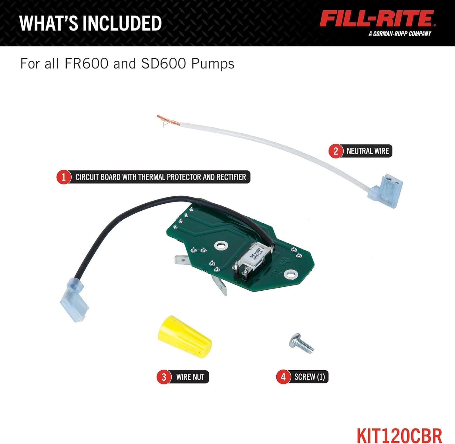 Fill-Rite FRBN075AS 3/4" Fuel Discharge Automatic Nozzle (Red) w/Swivel