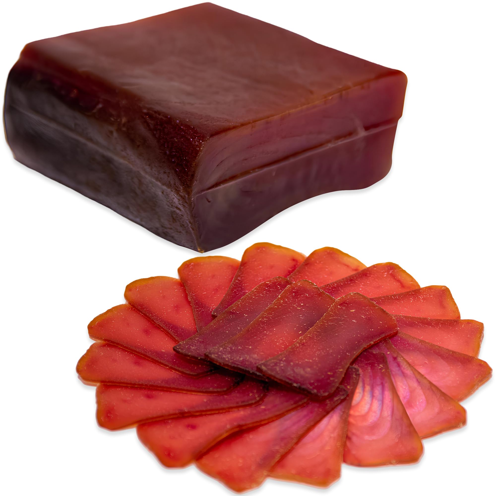 Los Picones Gourmet® Mojama de Atún Extra I Delicia Mediterránea I Textura Firme I Sabor Intenso I Especialidad Española I Ideal para Aperitivos y Ensaladas I 200 gramos aprox.