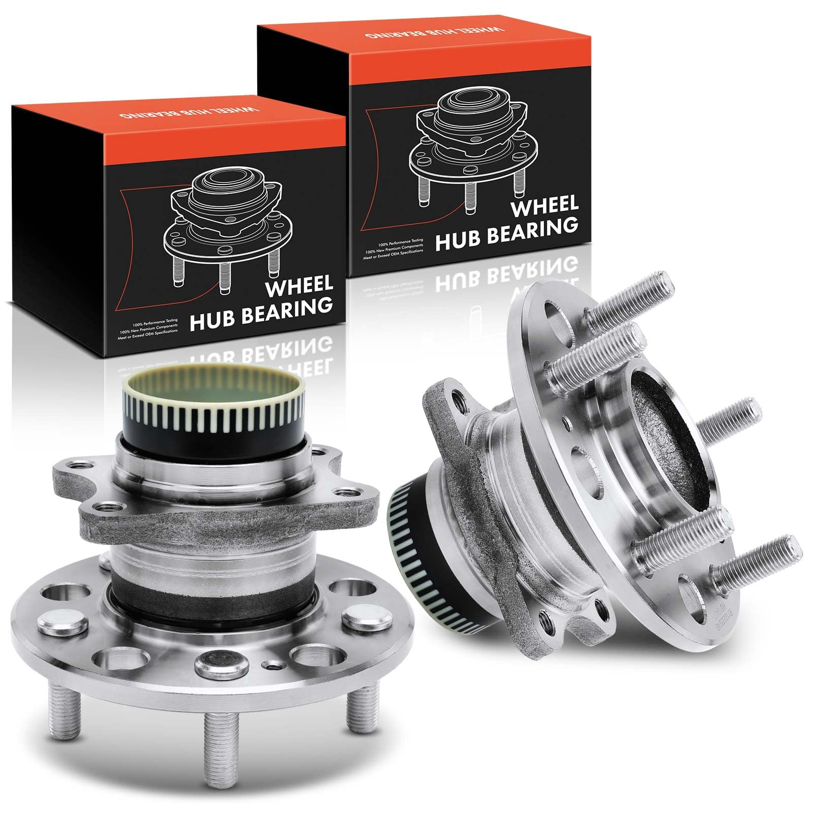 Frankberg Radlagersatz Hinterachse Mit ABS Für Volvo V40 2012-2019 - Flansch Ø135,5mm