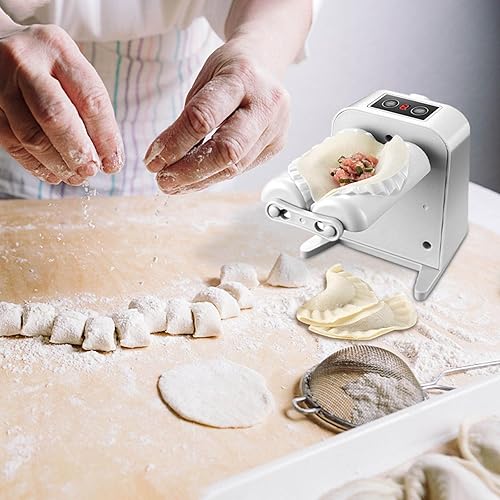 Miniatura 7 de Máquina eléctrica para hacer albóndigas automáticamente, prensa Wonton Maker para hacer pasteles, utensilios de cocina, utensilios de cocina y