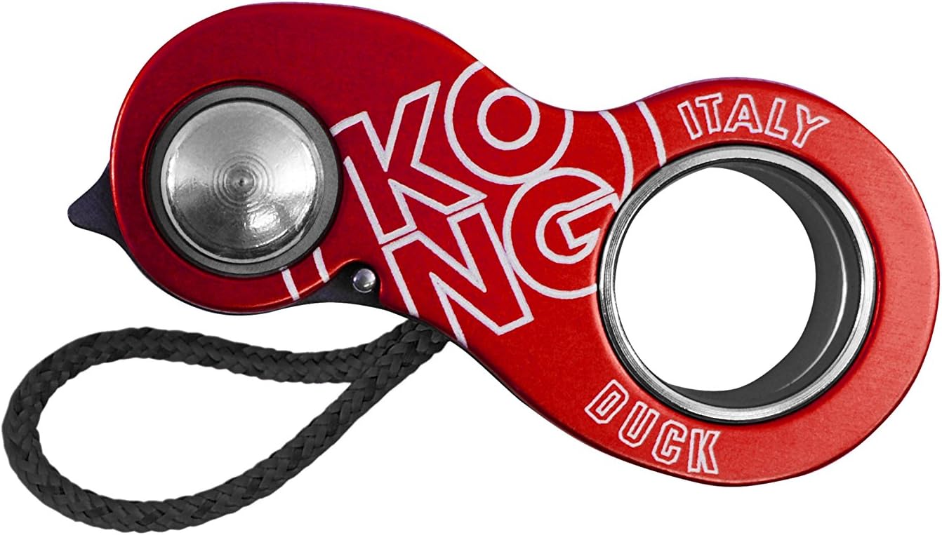 Duck Ultra-Compact Emergency Rope Clamp, Lightweight Aluminum Alloy Ascender & Rope Clamp for 8-13mm Ropes, Self-Rescue, Lanyards & Recovery, Made in Italy