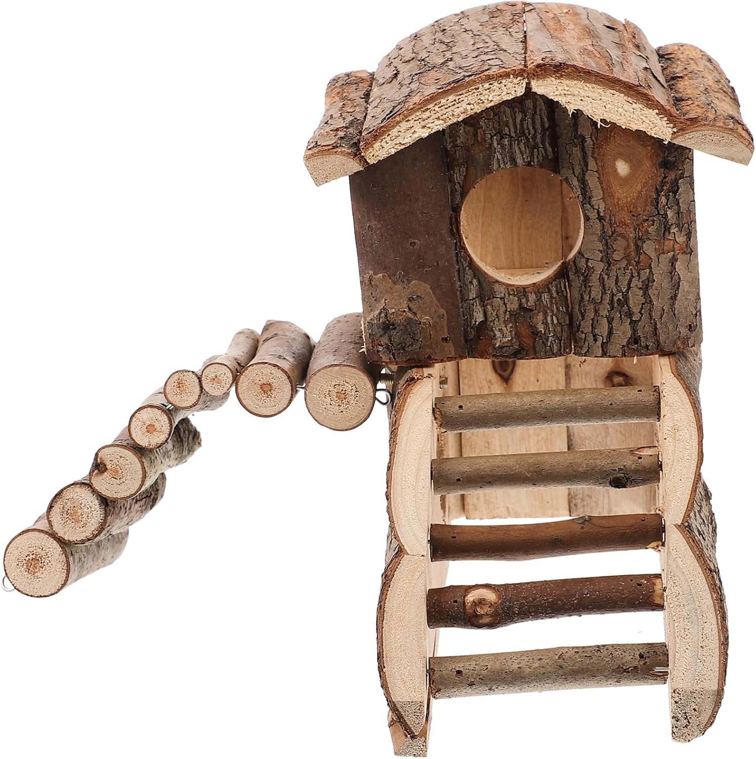 Hamster Castle House Double Decorative Habitat for Small Pets Safe Comfortable Resting Space for Hamsters Chinchillas and Other Small Animals
