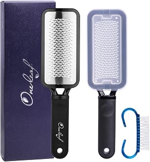 Oneleaf Professional Pedicure Rasp Foot File Cracked Skin Corns Callus Remover for Extra Smooth and Beauty Single Foot File(Black)