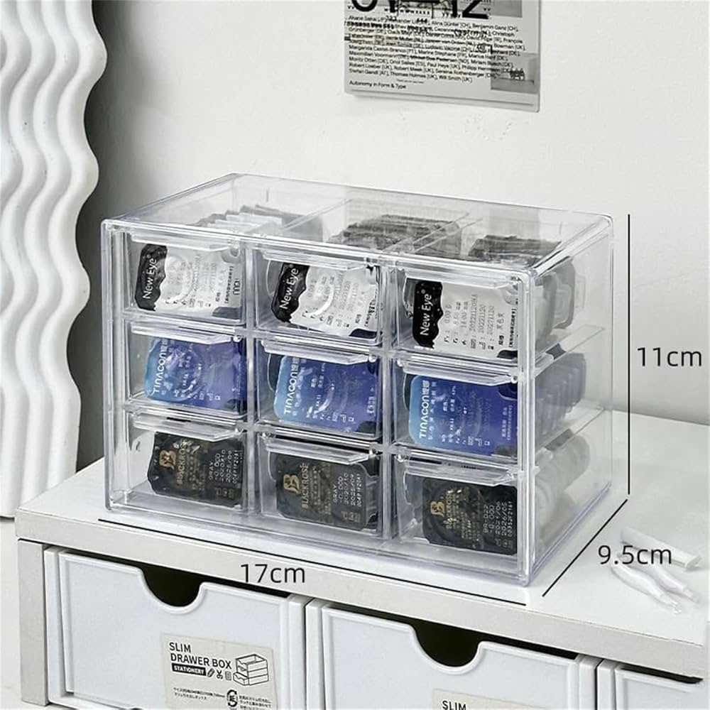 Amazon｜[EFFORTS]コンタクト 収納ケース カラコンケース 透明