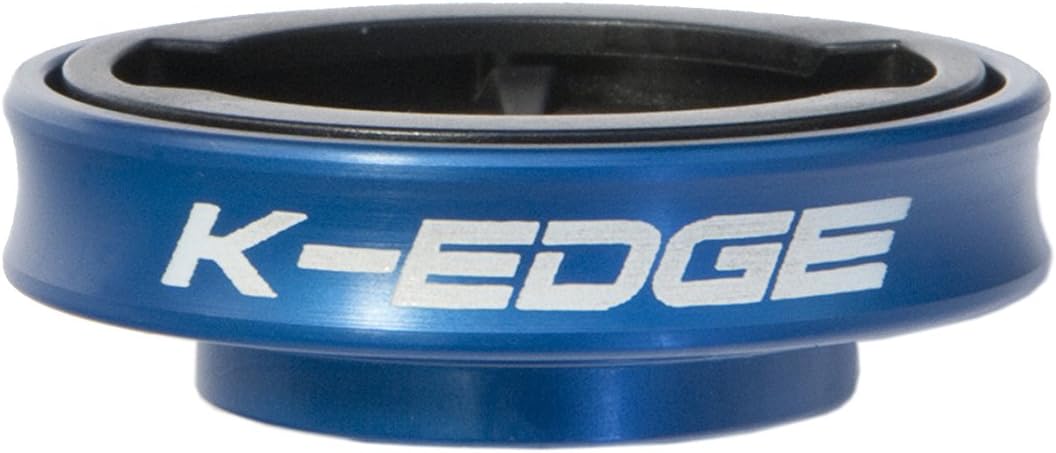 K-Edge | Gravity Top Cap Bicycle Computer Mount | Garmin | Black
