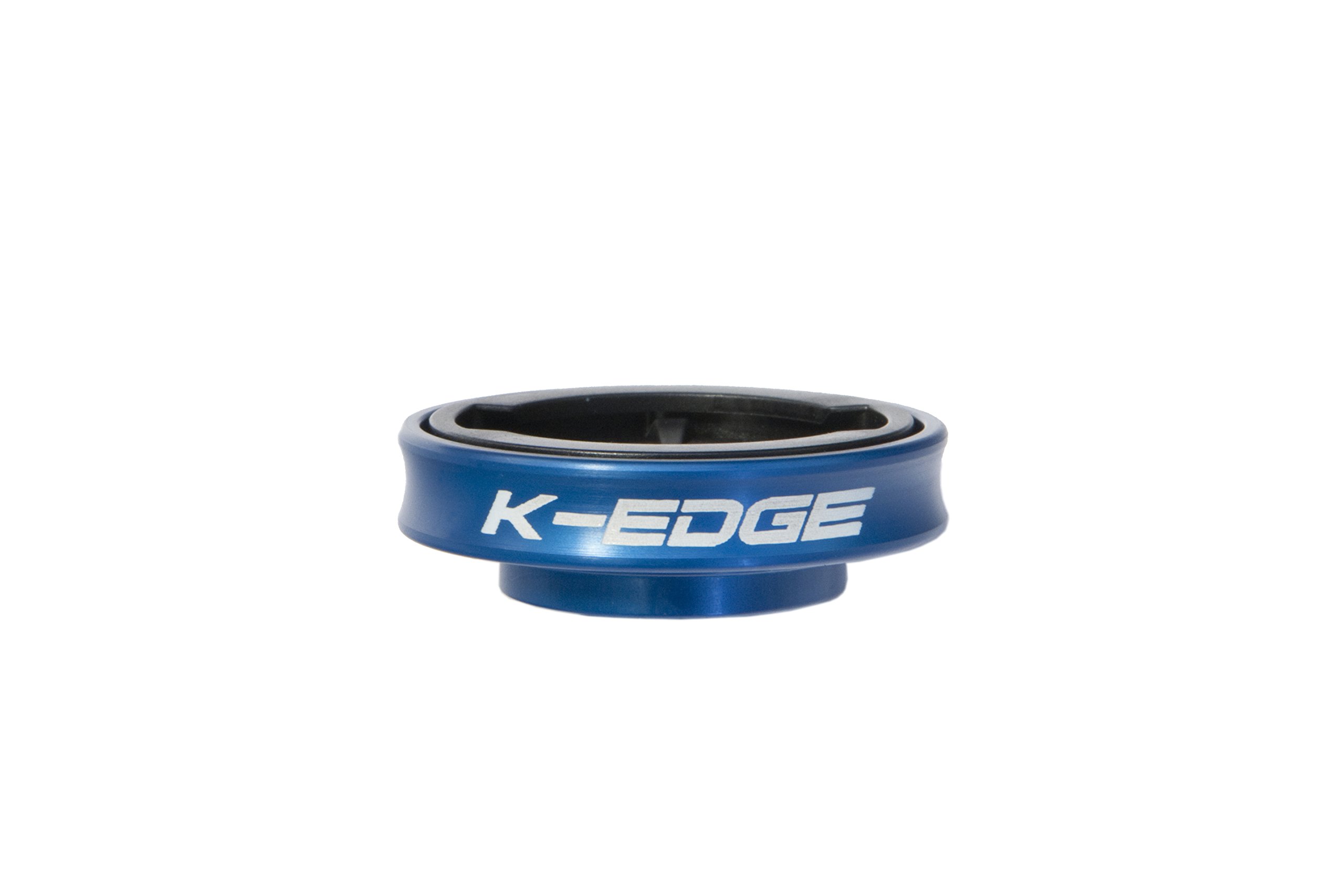 K-Edge | Gravity Top Cap Bicycle Computer Mount | Garmin | Blue