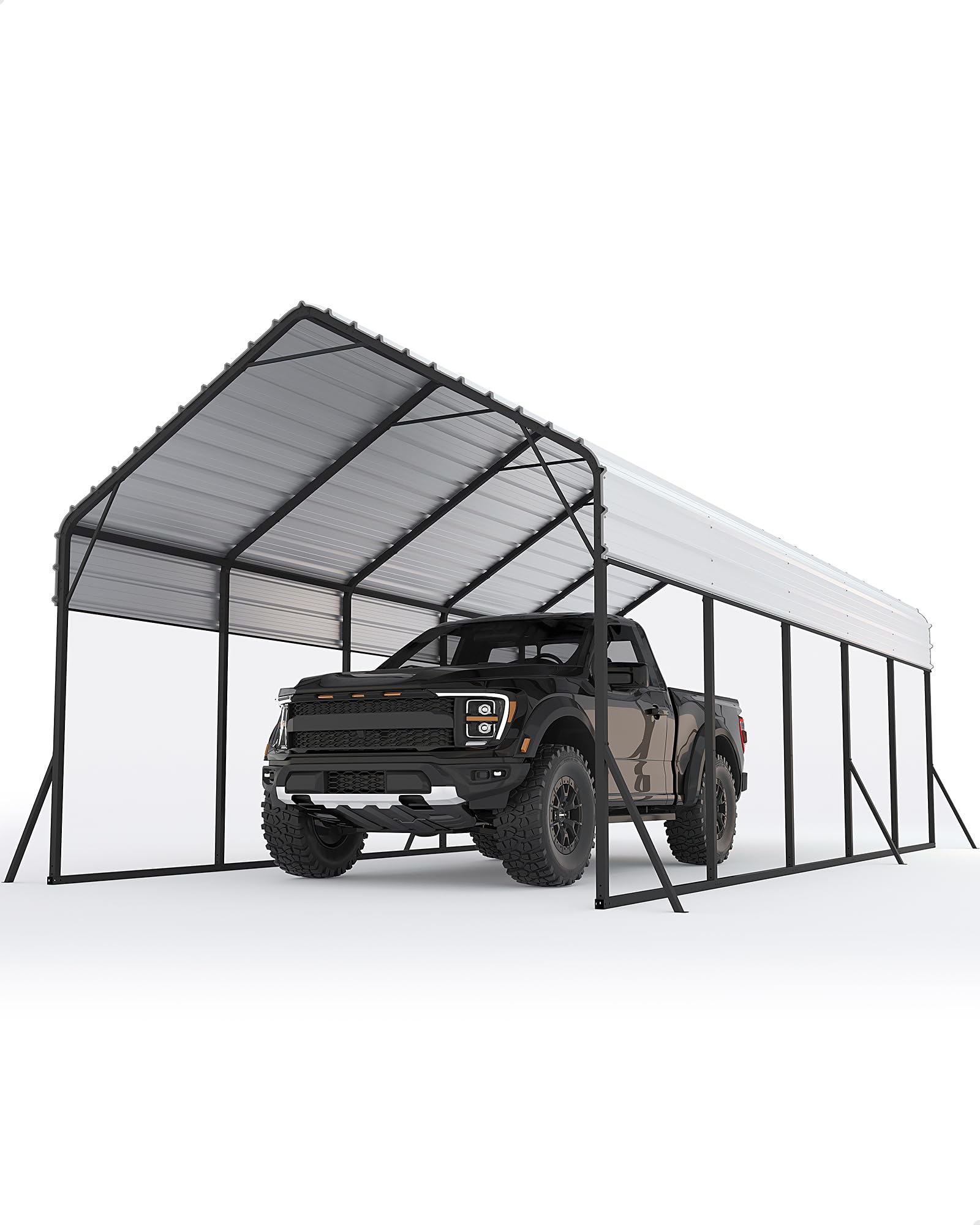 GarveeLife 13x26 All-Weather Metal Carport