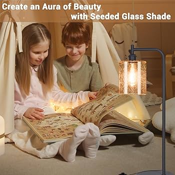 「Light Mellow Sunshine」 Canomo 3 Packs 6 Inch x 4 Inch Bubble Seeded Glass Light
