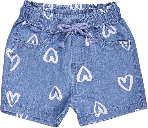 Pantaloons Baby Girls Shorts_SS26KD1BSHT00003X16A48_Starlight Blue_3_6 M