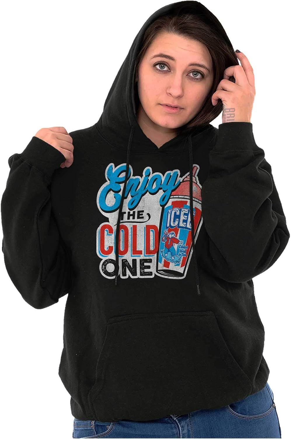 Brisco Brands Icee Enjoy The Cold One Officially Hoodie Sweatshirt Women Men