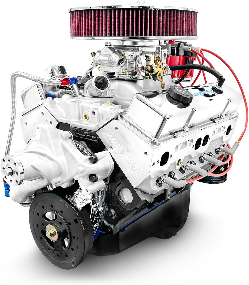 BluePrint Engines GM Small Block Compatible 383 c.i. Engine - 436 HP - Deluxe Dressed - Carbureted