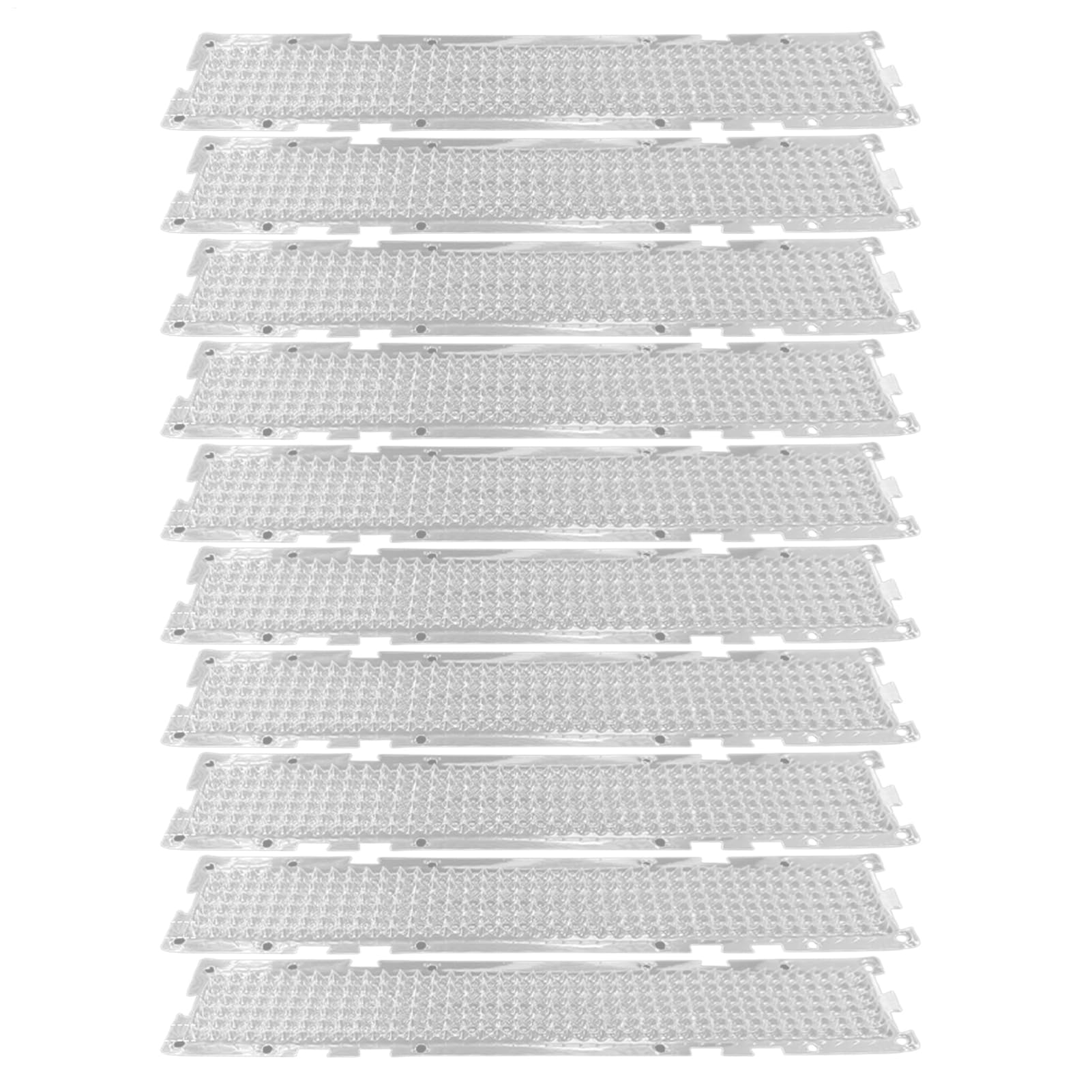 Ancsttu Cat Repel Mat Indoor | 10-Piece Outdoor Pet Deterring Mat,Pet Training Supplies for Wall Scratch Prevention Sofa Car Exterior Balcony Living Room Bedroom Garden