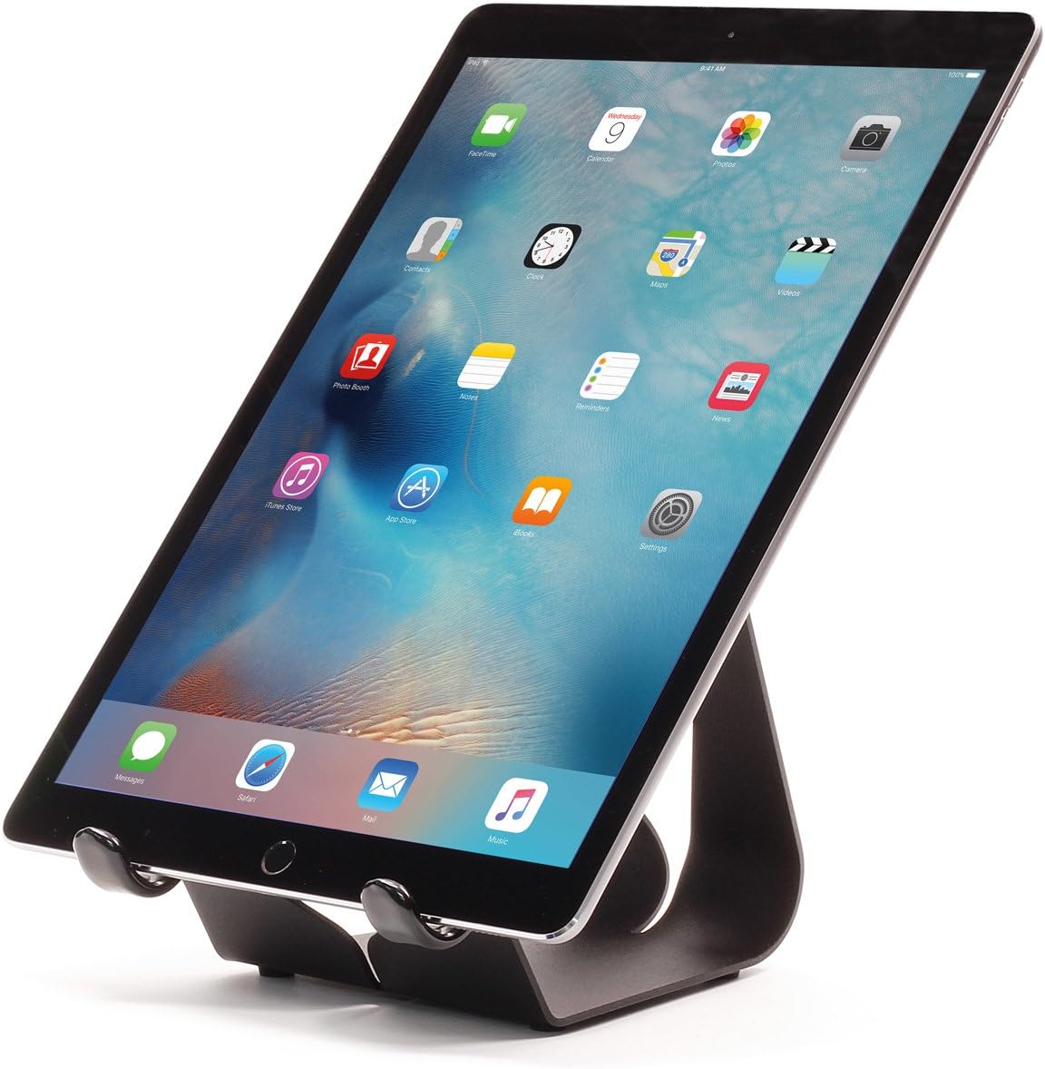 Thought Out Simplex Steel Stand Black - Made in USA - Compatible with Apple iPad