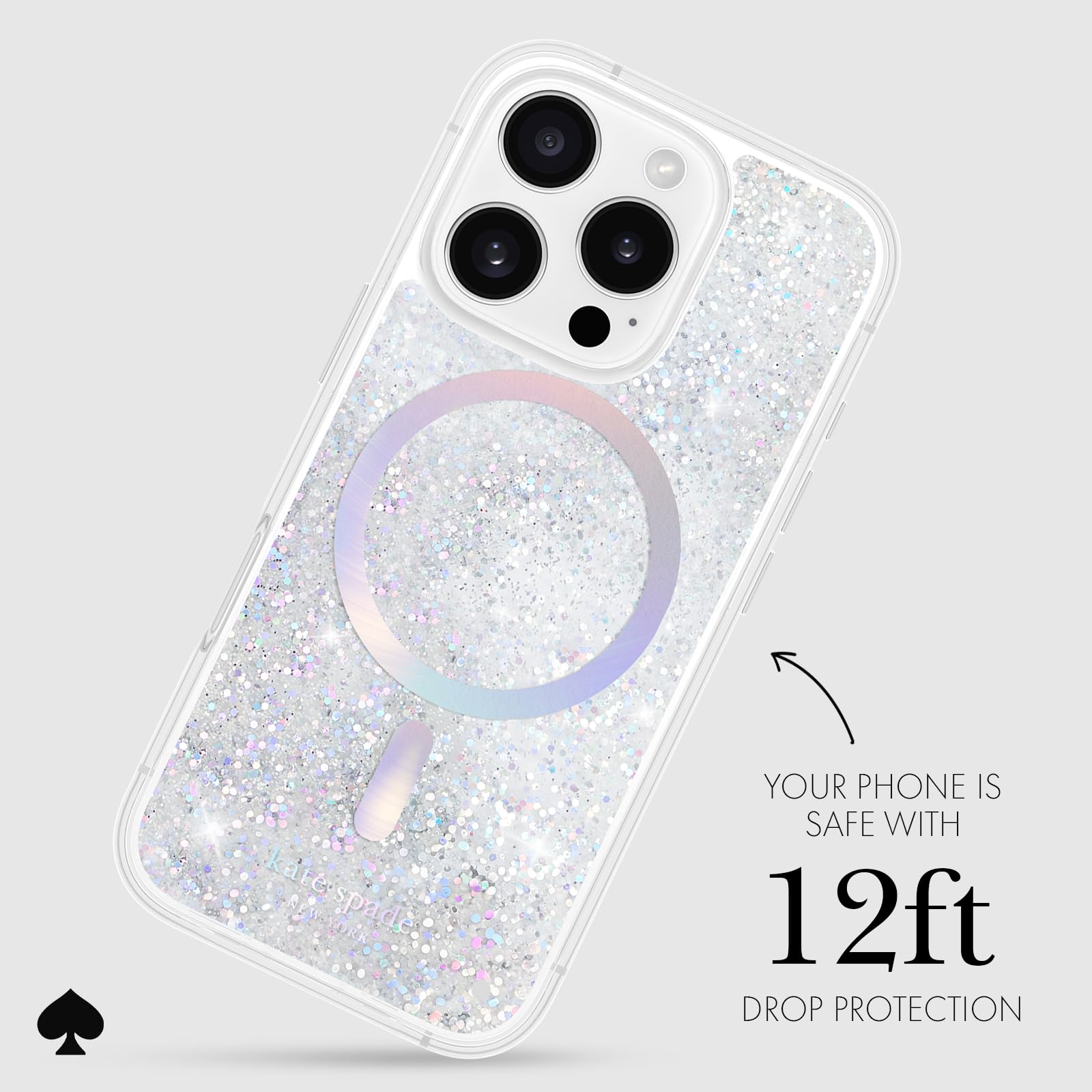 kate spade iPhone 16 promaxグリッターケース Amazon.com: kate spade new york iPhone 16 Pro Max Case