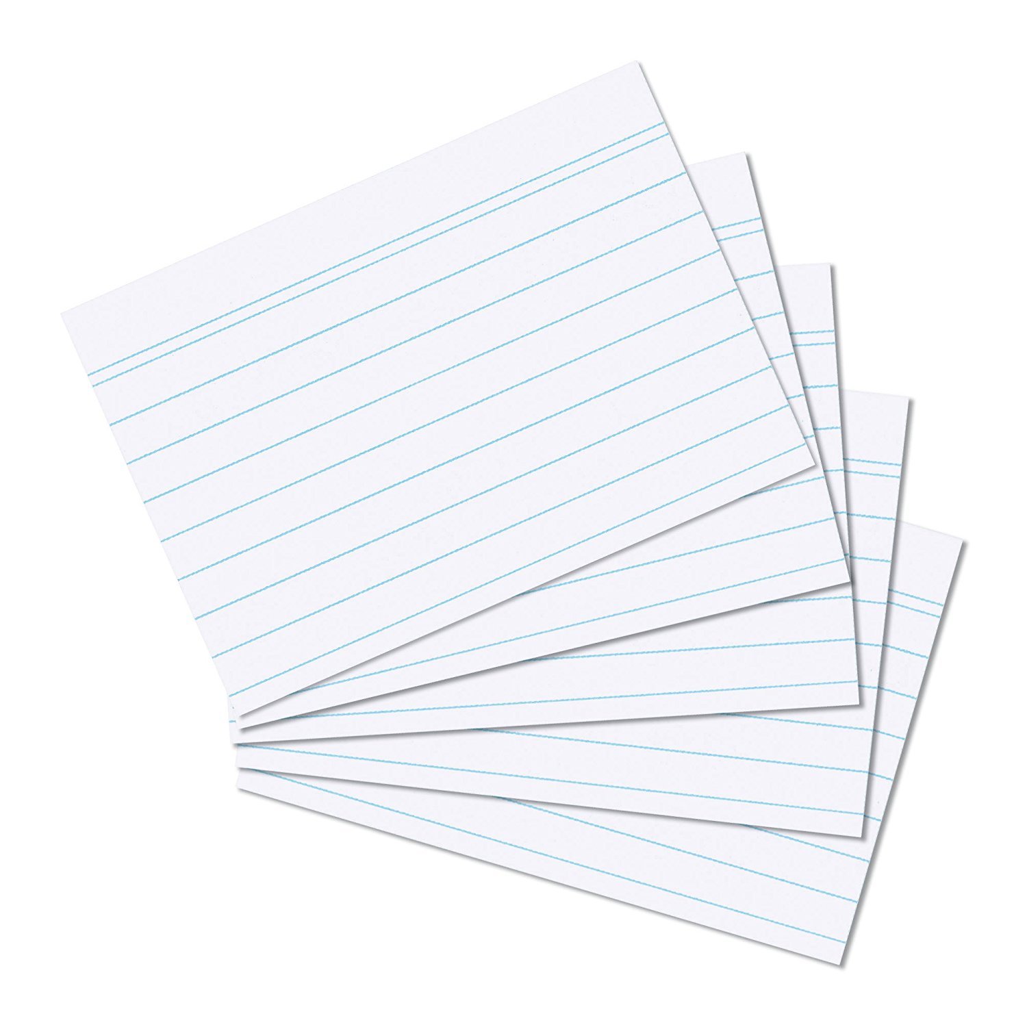 Herlitz 1150507 Index Cards A5, Pack of 100, White (White, Quantity: 2 Packs) - Image 2