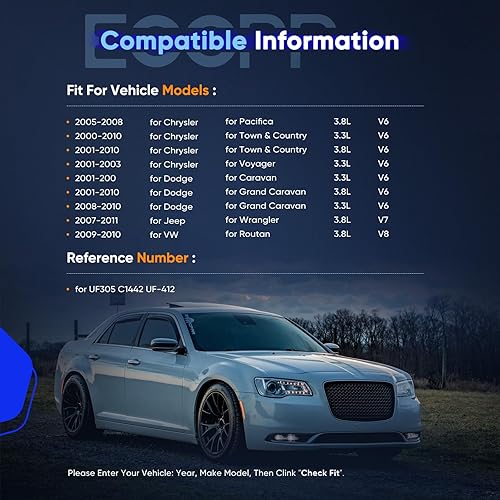 Vista 1484 de ECCPP Bobinas de encendido portátiles de repuesto para automóvil compatibles con Infiniti I30/para Nissan Maxima 3.0L V6 2000-2001 Reemplazo