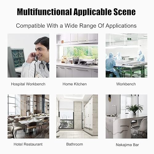 Miniatura 5 de Cubo de basura empotrado para encimera, tapa abatible, acero inoxidable, negro, 13 pulgadas de ancho x 10 pulgadas de profundidad x 5 pulgadas de