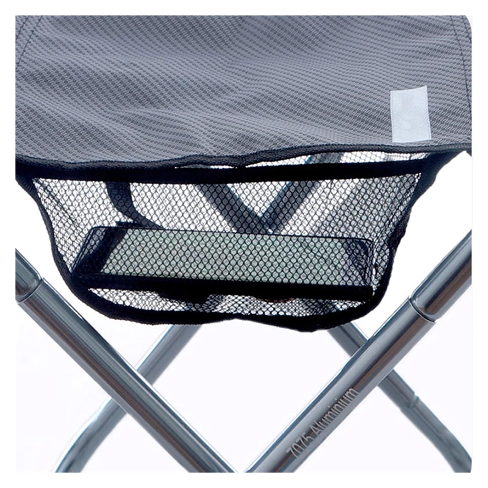 Tabouret Pliant Aluminium Ultra-léger pour Camping Pique-Nique pêche Voyage(Red)