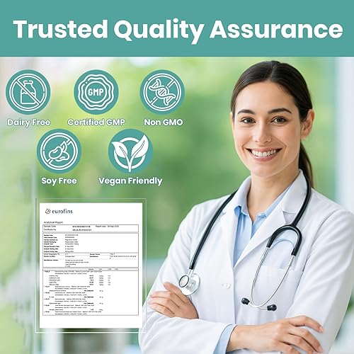 Miniatura 7 de Cápsulas de citrato de magnesio para apoyar el sueño y el estreñimiento, complejo de magnesio vegano con L-teanina y vitamina B6 para una alta