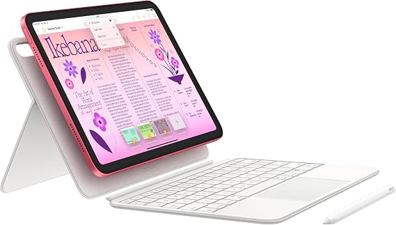 Apple iPad (10th Generation): with A14 Bionic chip, 10.9-inch Liquid Retina Display, 64GB, Wi-Fi 6, 12MP front/12MP Back Camera, Touch ID, All-Day Battery Life Blue