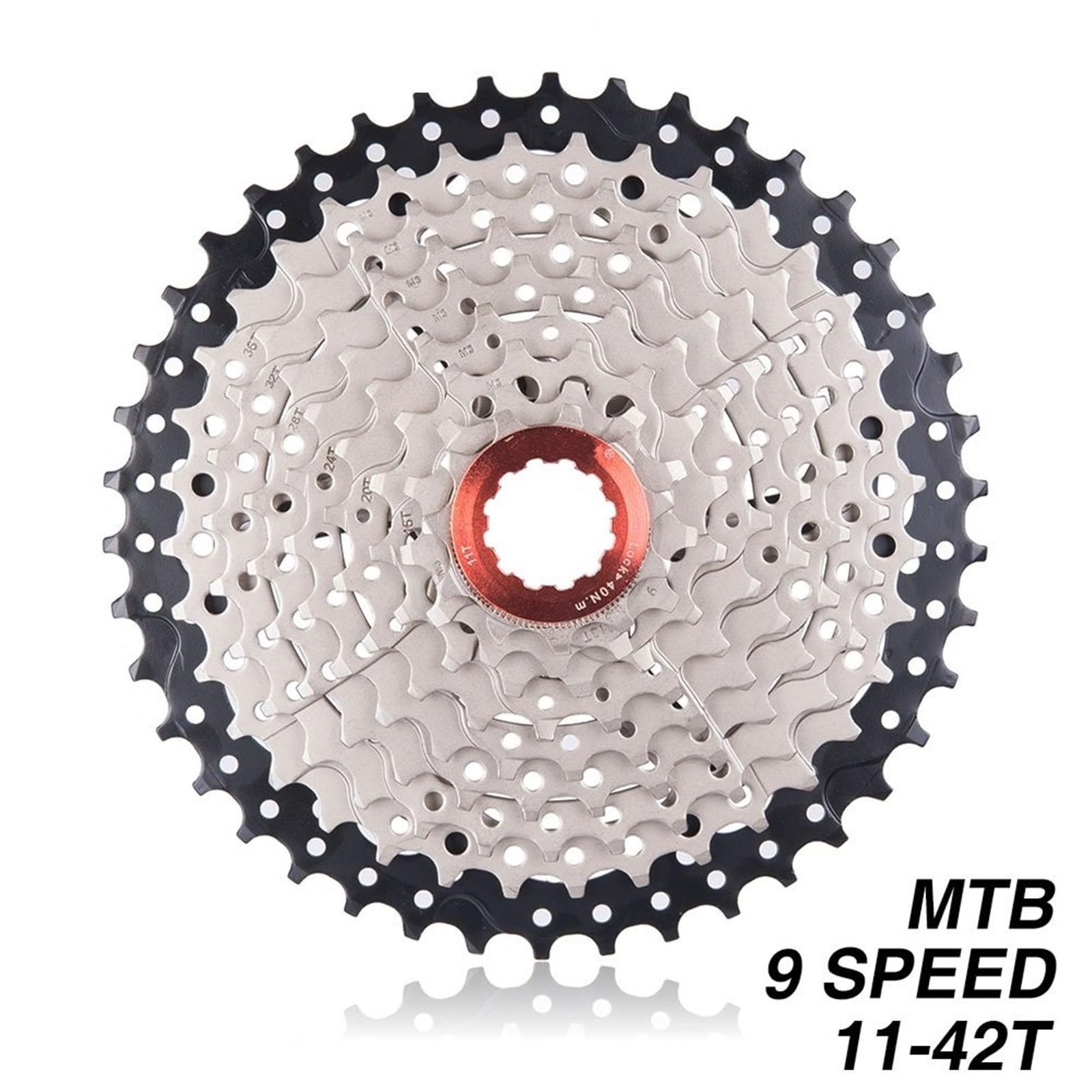 Cassette pignoni e Ruote libere per Bicicletta Adatto per ZTTO MTB 9 velocità 11-40T 11-42T Cassetta 11-42 Ruota Libera per Bicicletta 11-40 9s per M430 M4000 Mountain Bike K7 Ruota Libera