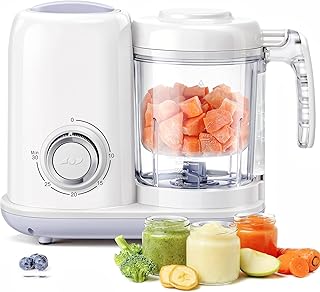 Baby Food Maker, 4 in 1 Baby Food Processor and Steamer, Puree Blender, Multifunctional