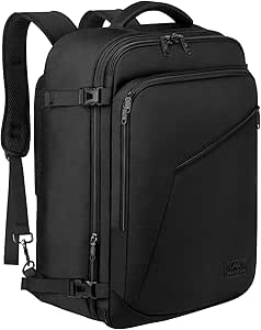 MATEIN Carry on Backpack, Extra Large Travel Backpack Expandable Airplane Approved Weekender Bag for Men and Women, Water Resistant Lightweight Daypack for Flight 40L
