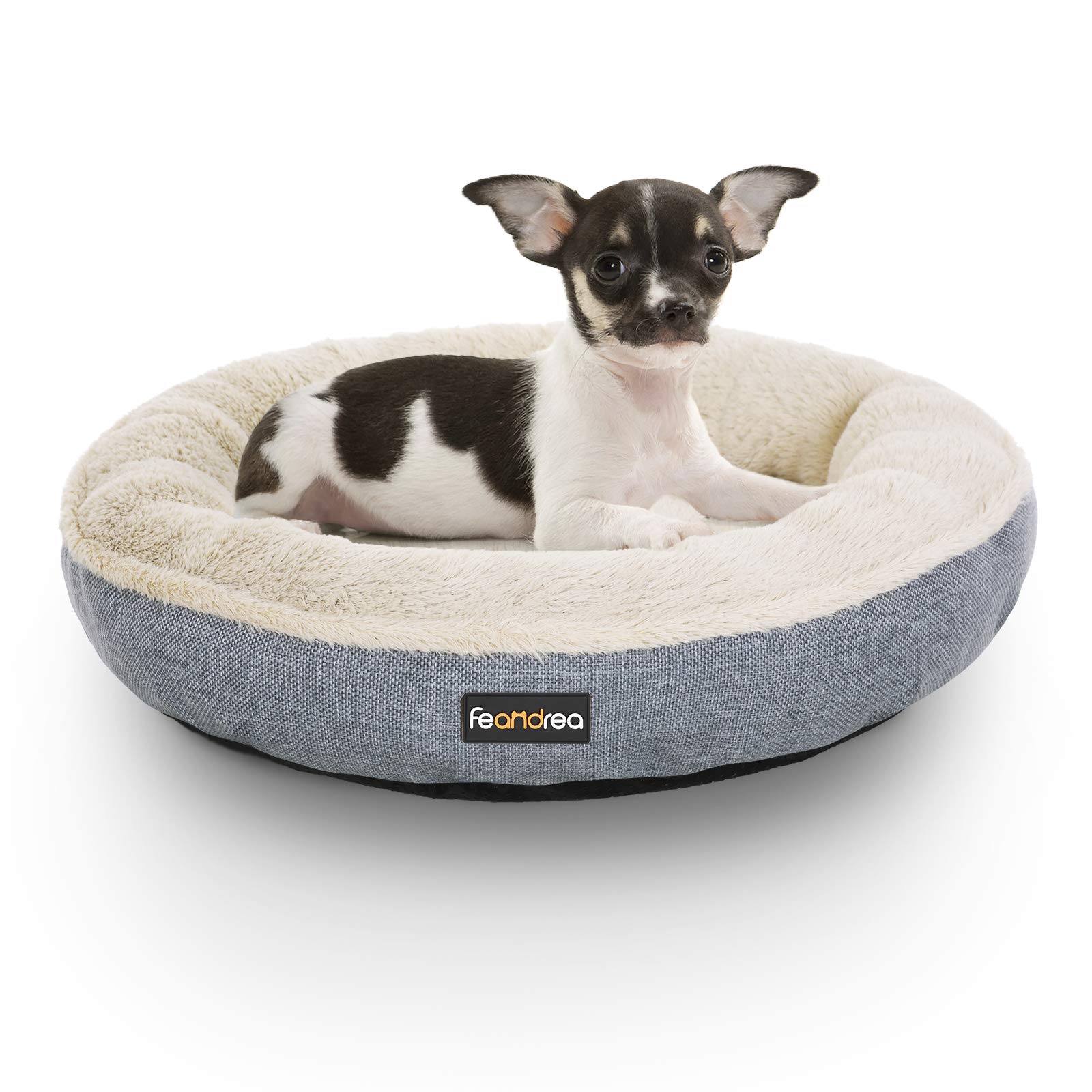 Feandrea Sofá para Perro, Cama para Mascota, Redonda, 55 cm, GIRS PGW55G