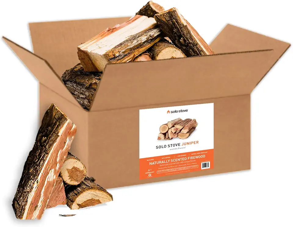Solo Stove Juniper Firewood - Kiln-Dried Aromatic Logs (.5 cu ft)