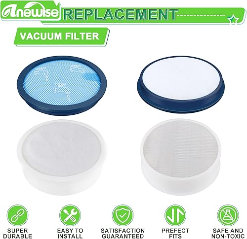 Miniatura 4 de Kit de repuesto de filtro para aspiradora Dyson DC17 Absolute Animal, 1 filtro postmotor HEPA y 1 prefiltro, comparado con la parte # 911236-01 y #