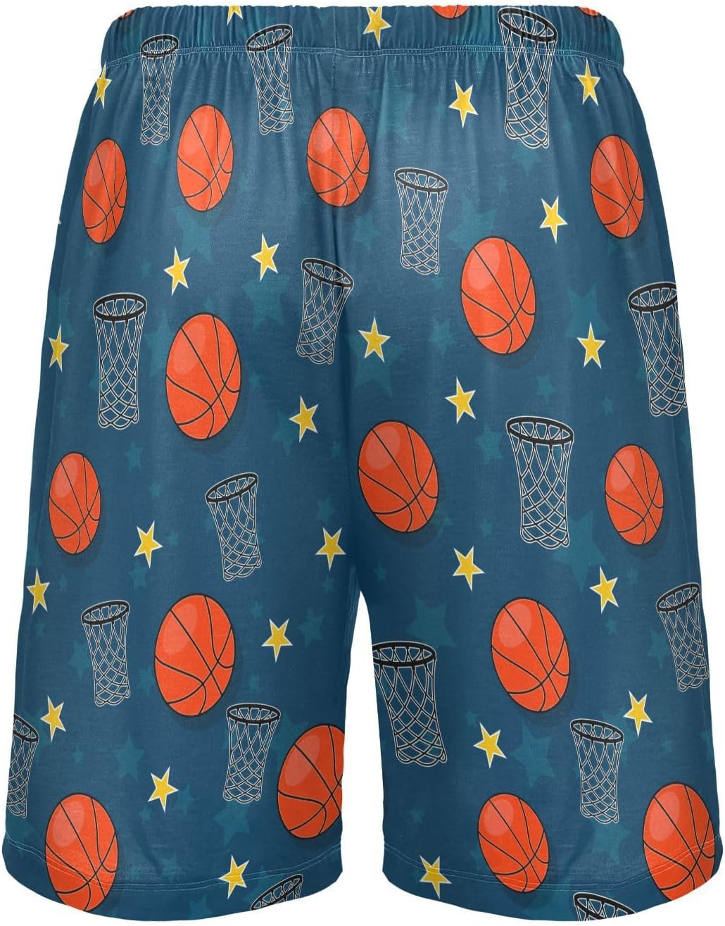 Ollabaky Pajama Shorts Mens Lounge Sleep Shorts Pjs Bottoms Pajama Pants with Pocket - Image 4