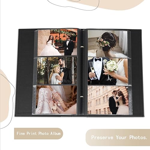 Miniatura 4 de Artmag Álbum de fotos de 4 x 6 pulgadas, 300 fotos, álbum de fotos de tapa dura con capacidad para 300 fotos horizontales de 4 x 6 pulgadas para