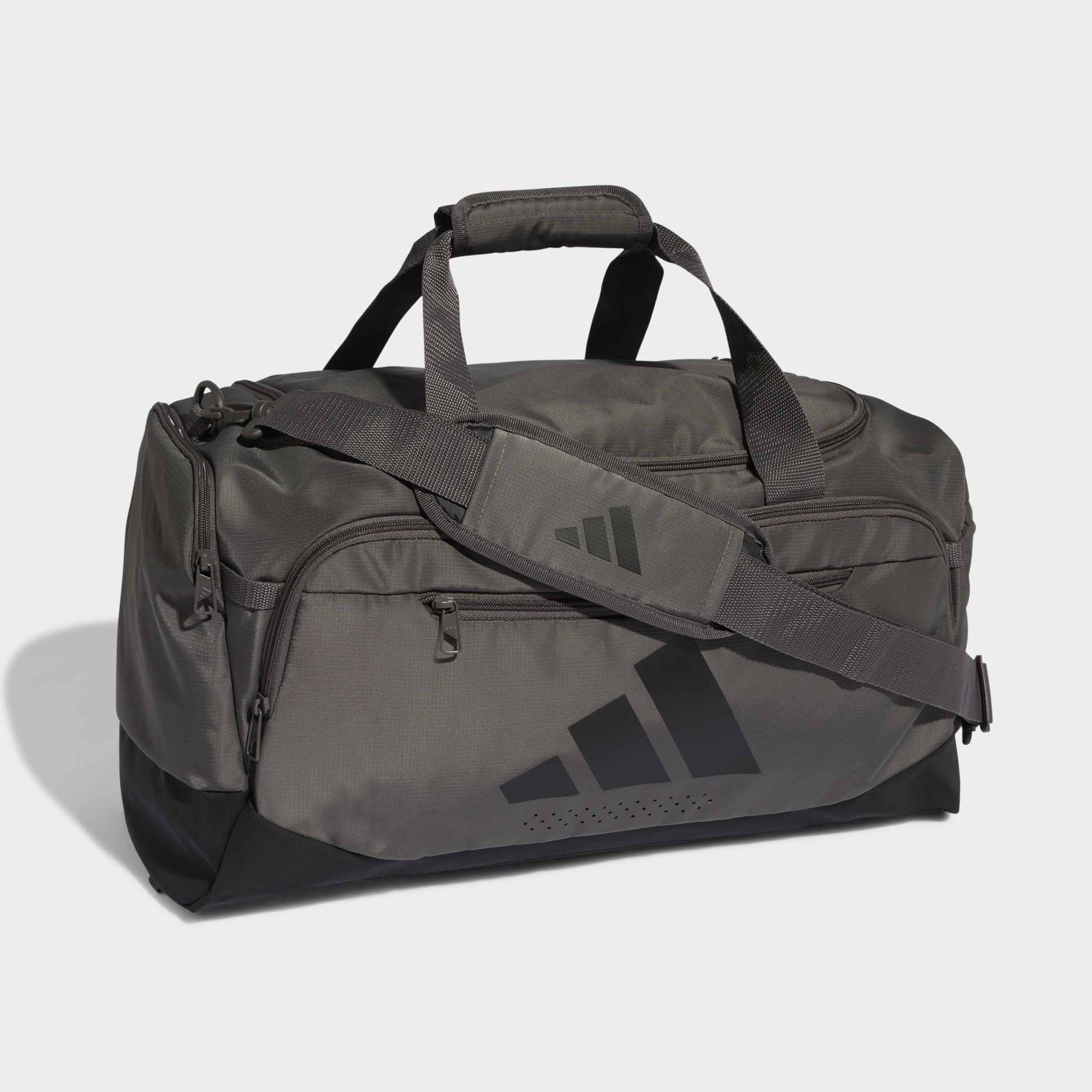 adidas Unisex - Adulto Training Defender Duffle Bag Small Duffel Bag, charcoal/black, One size
