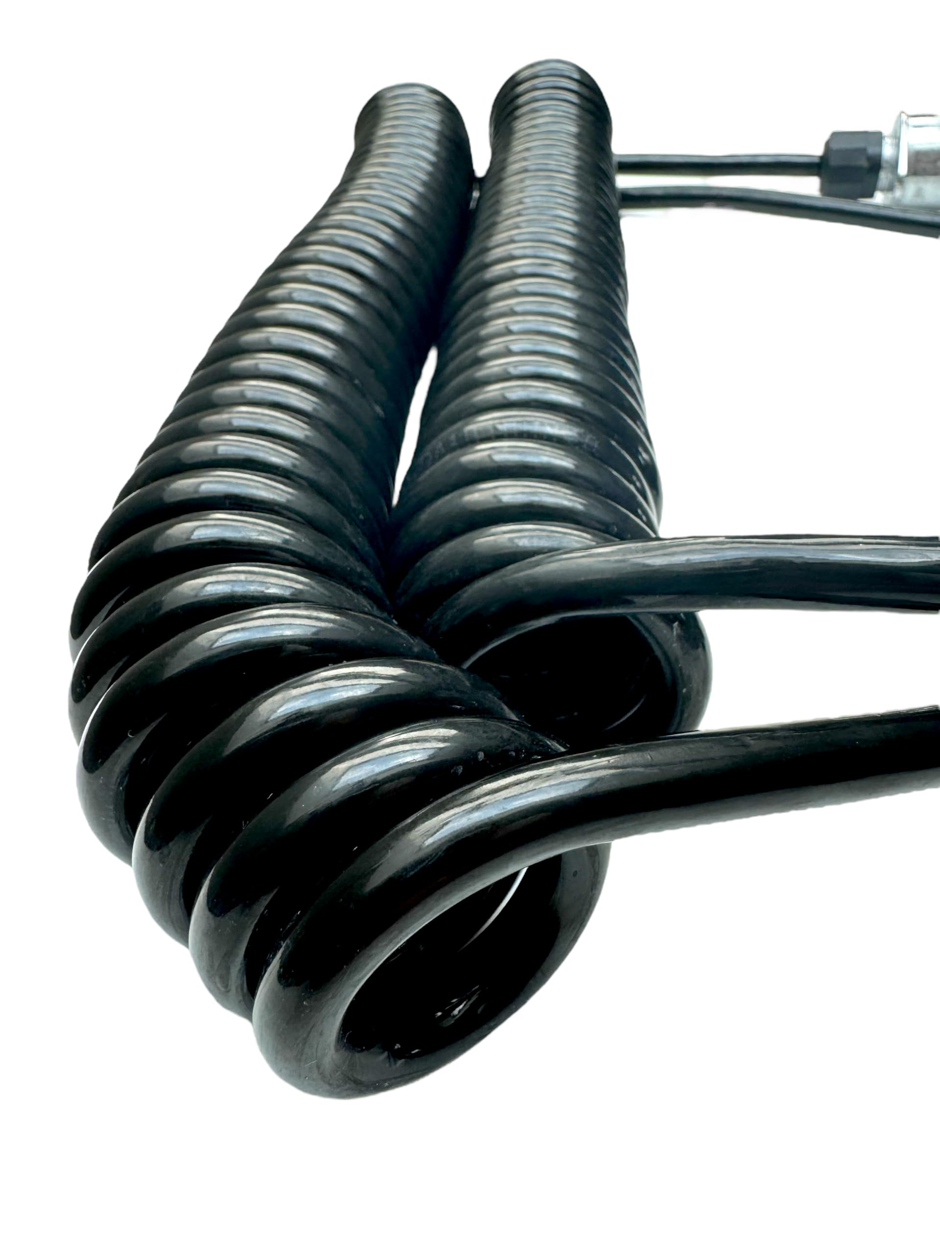 Cable en espiral de 3,8 m, 15 pines a 2 adaptadores de 7 polos de 24 V para camiones NFZ
